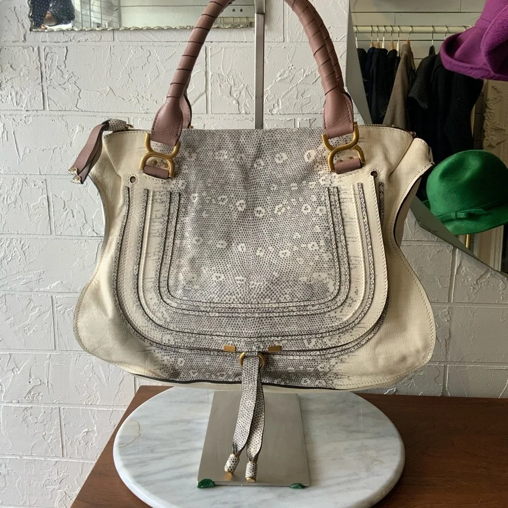 Chloe Marcie Bag snakeprint - Picture 1 of 15